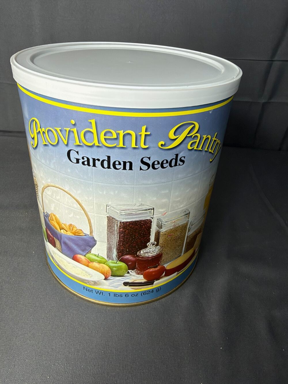 Provident Pantry Garden Seeds #10 Can 16 Types of Seeds 25 Packets SEALED